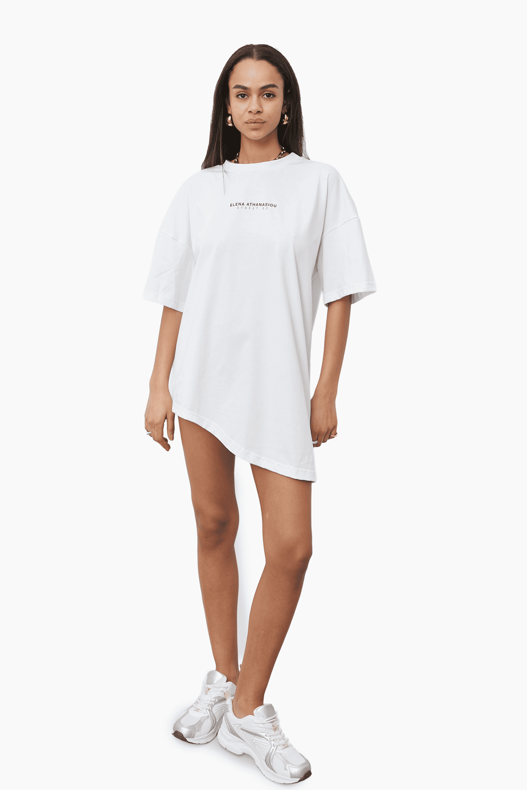 Essential t-shirt Ασύμετρο APPAREL  Λευκό - Image 1