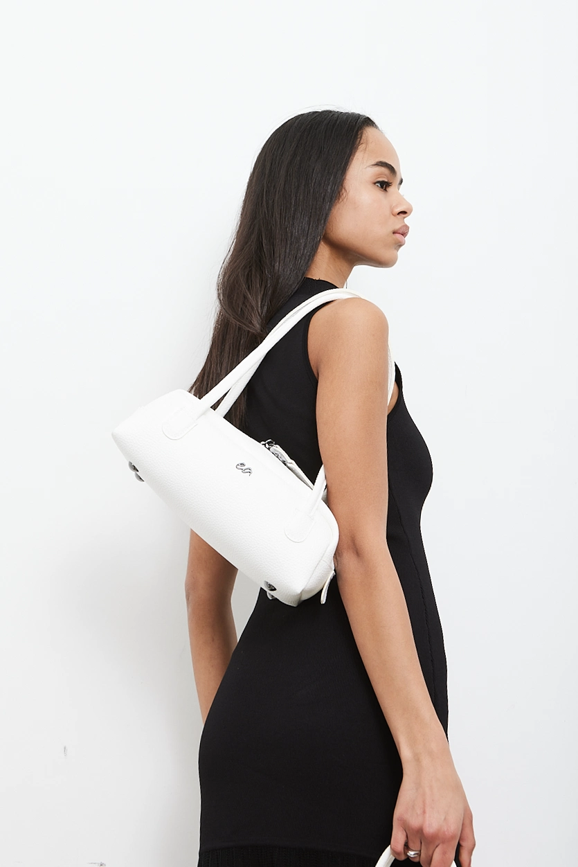 Silhouette Eco Τσαντα Ωμου Λευκη Small