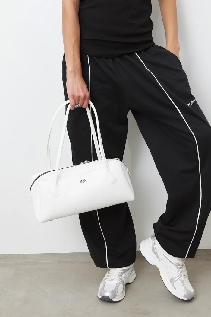 Silhouette Eco Τσαντα Ωμου Λευκή Large - Image 3