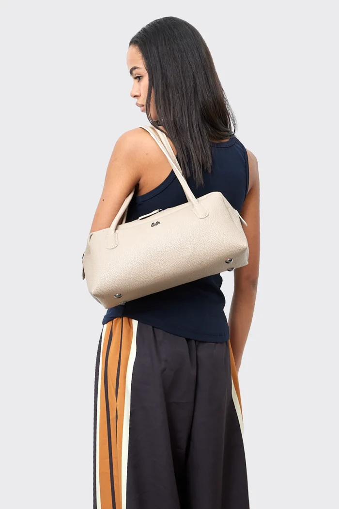 Silhouette Eco Τσαντα Ωμου Μπεζ Large - Image 2