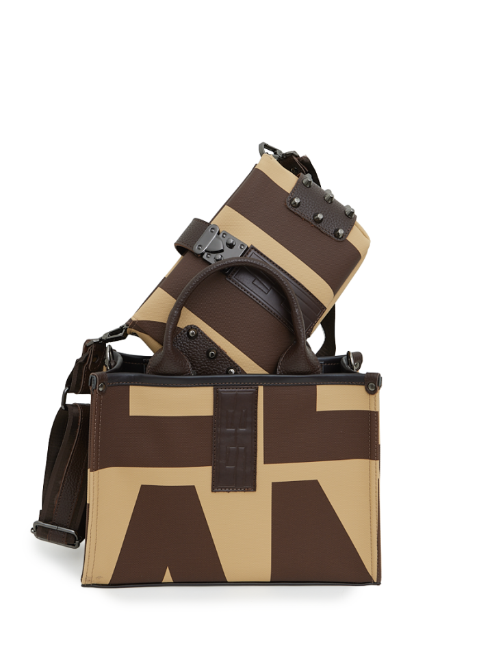 Crosstote EA Logo Τσάντα Χειρος Vanilla Small - Image 5