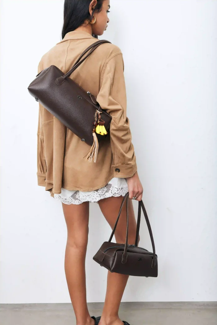 Silhouette Eco Τσαντα Ωμου Καφε large - Image 3