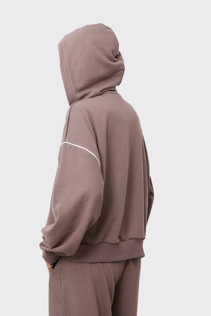 Essential Ζακέτα Με Κουκούλα APPAREL  Κακαο - Image 2