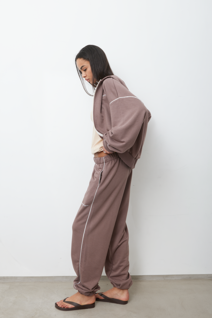 Essential Ζακέτα Με Κουκούλα APPAREL  Κακαο - Image 3