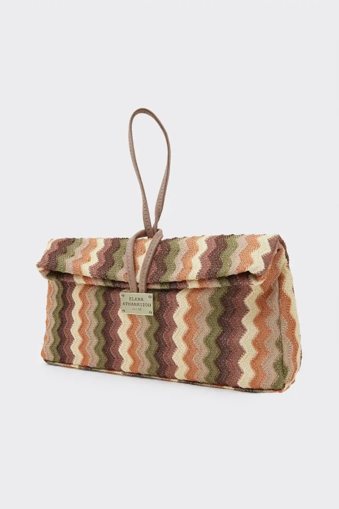 Lunchbag Downtown Υφαντη Τσαντα Εξοδου Καφε - Image 5