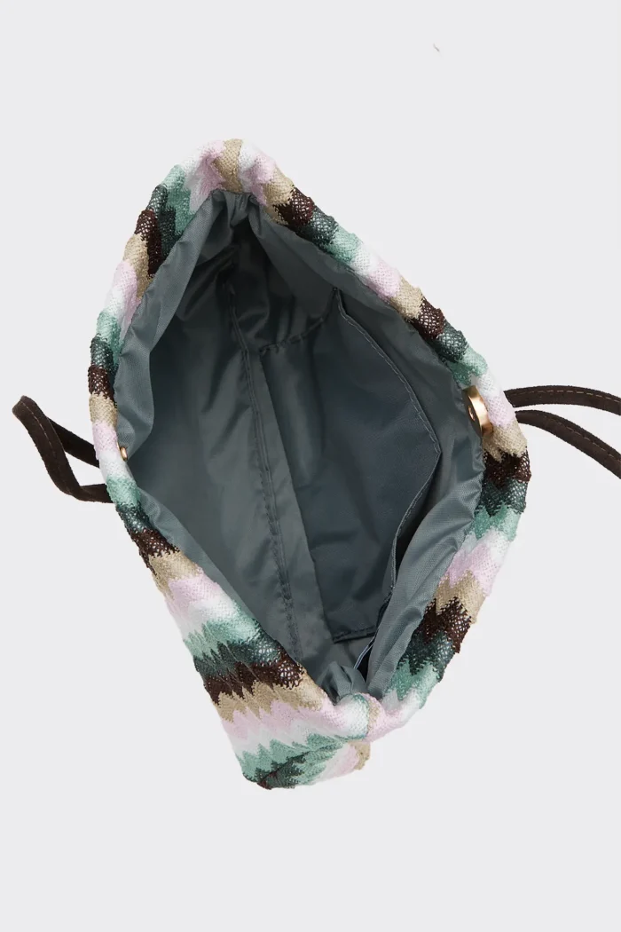 Lunchbag Downtown Υφαντη Τσαντα Εξοδου Πρασινη - Image 6