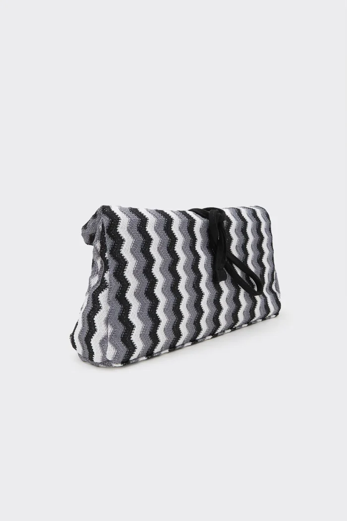 Lunchbag Downtown Υφαντη Τσαντα Εξοδου Γκρι - Image 5