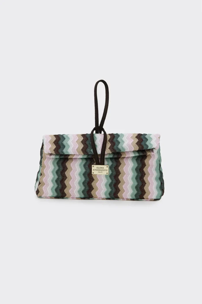 Lunchbag Downtown Υφαντη Τσαντα Εξοδου Πρασινη - Image 4