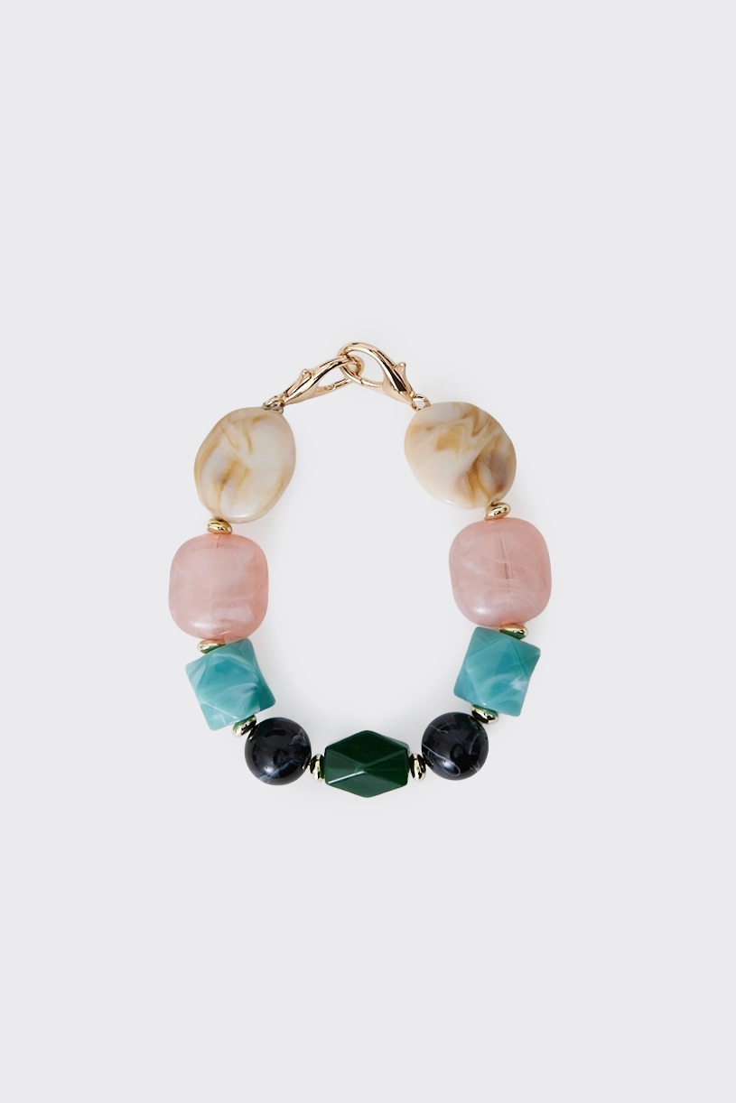 Charm Αλυσίδα με πέτρες accessories Χρυση - Image 1