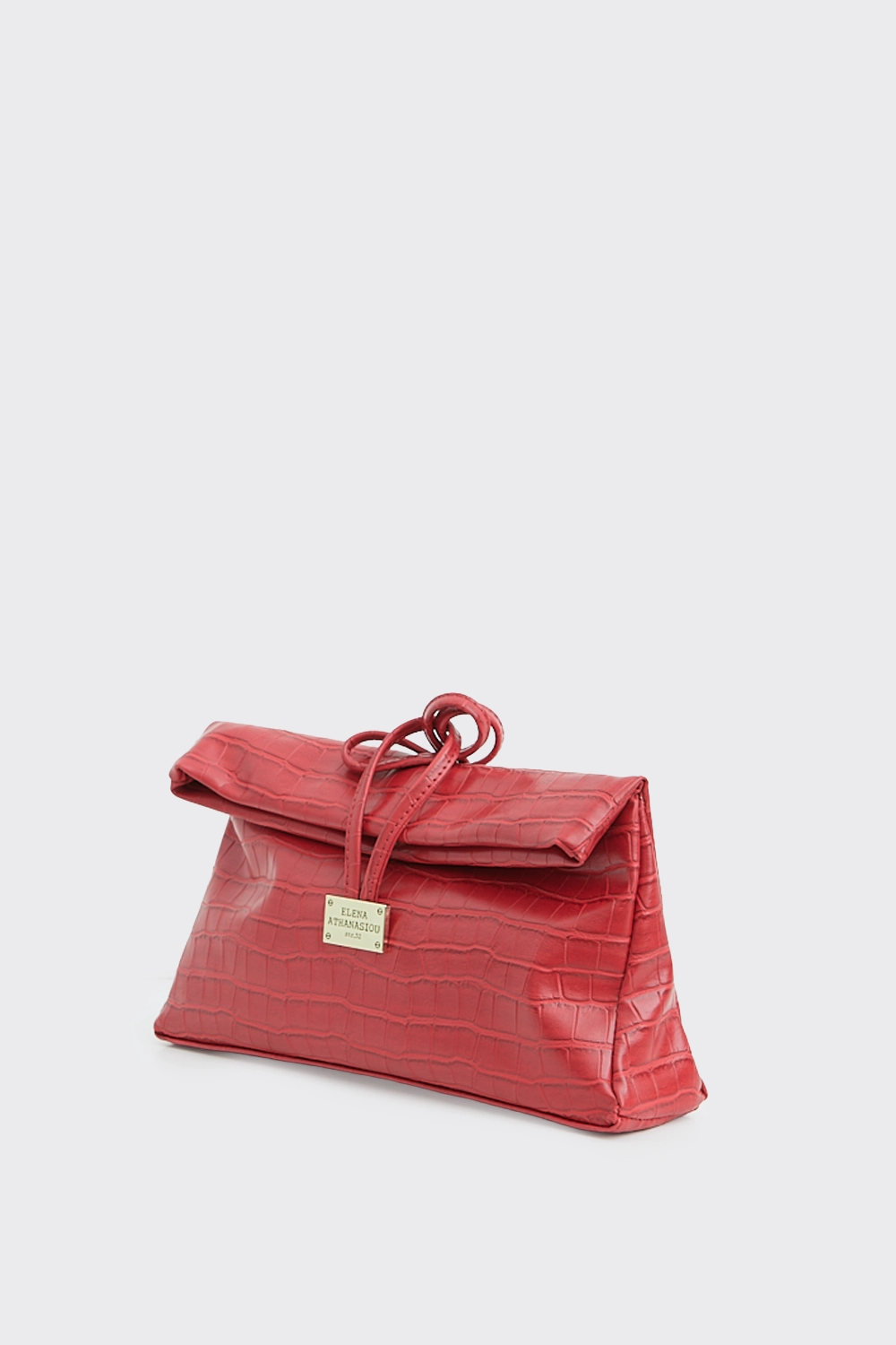 Lunchbag Downtown Croco Τσαντα Εξοδου Κοκκινη - Image 1