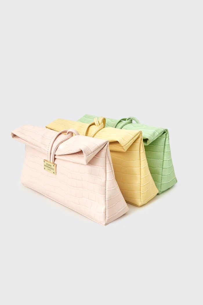 Lunchbag Downtown Croco Τσαντα Εξοδου Μεντα - Image 7