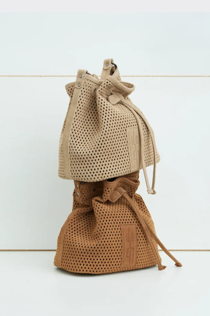 Net Suede Pouch Bag Ταμπα - Image 7