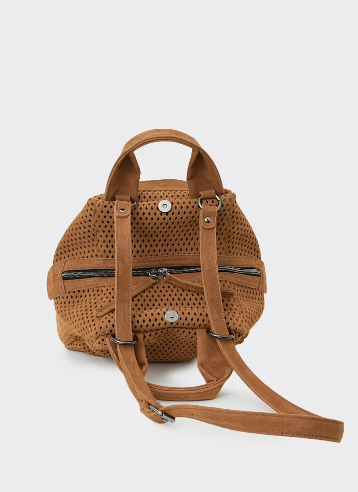 Bubble Bag Net Suede Τσαντα ΧειροςΤαμπα Small - Image 6