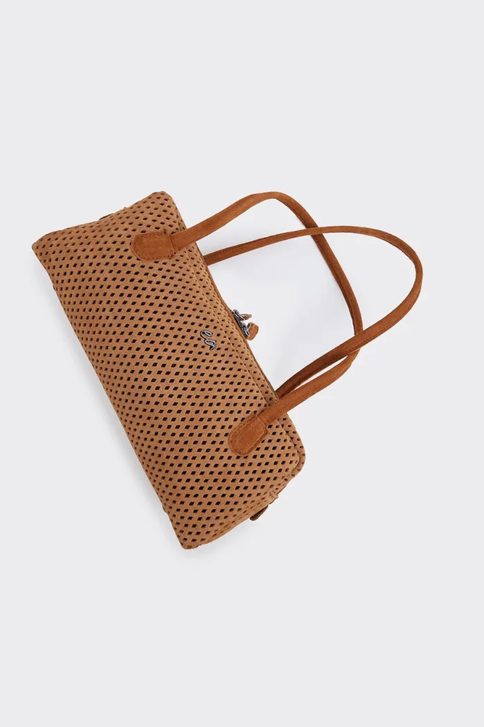 Silhouette Net Planet Suede Τσαντα Ωμου Ταμπα Large - Image 4