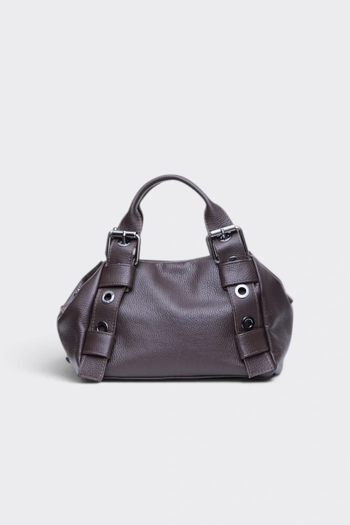 Hug Bag Τσαντα Χειρος Καφε Small - Image 2