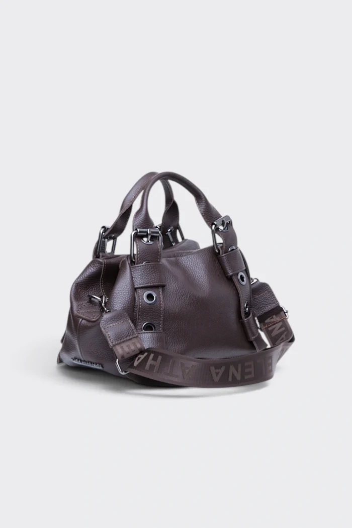Hug Bag Τσαντα Χειρος Καφε Small - Image 5
