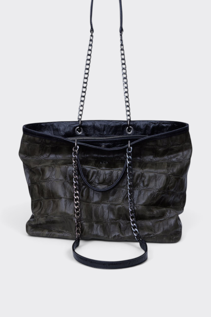Hobo Bag Croco  Τσαντα Χειρος Χακι - Image 2
